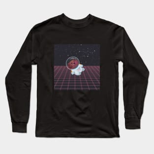 Astronaut Dog in Space Long Sleeve T-Shirt